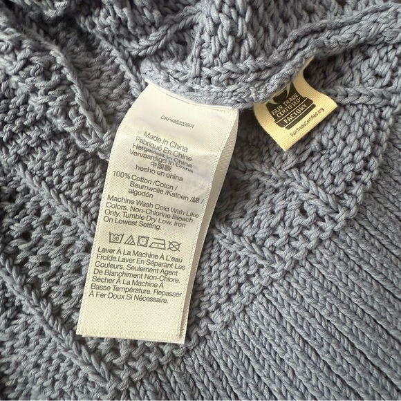 MADEWELL Open Cable-Stitch Cardigan Sweater Size Small NWT - Picture 6 of 7